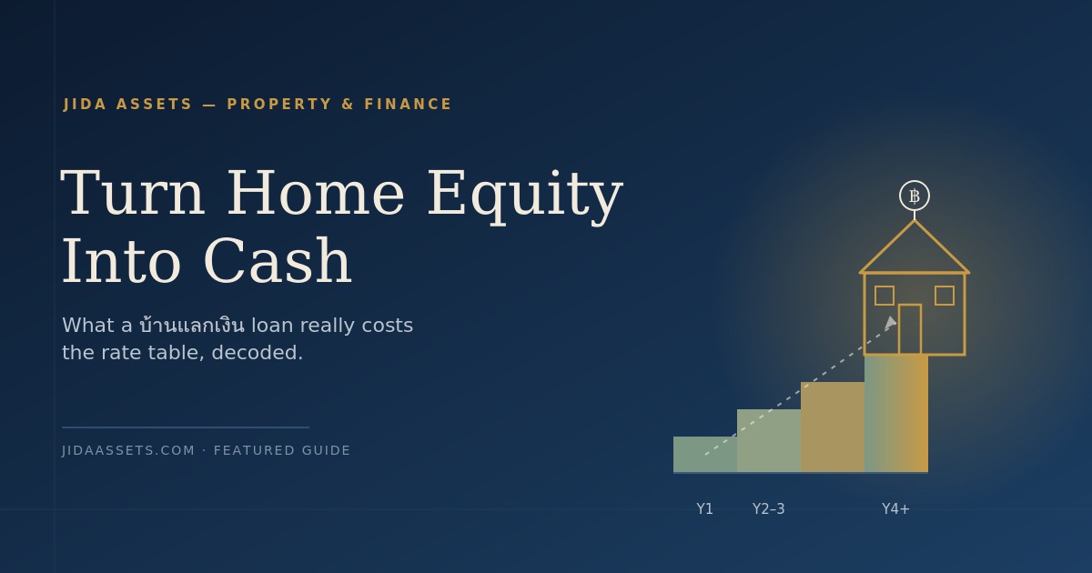 Home-for-Cash Loans Explained: How to Unlock Up to ฿20 Million from a Property You Already Own